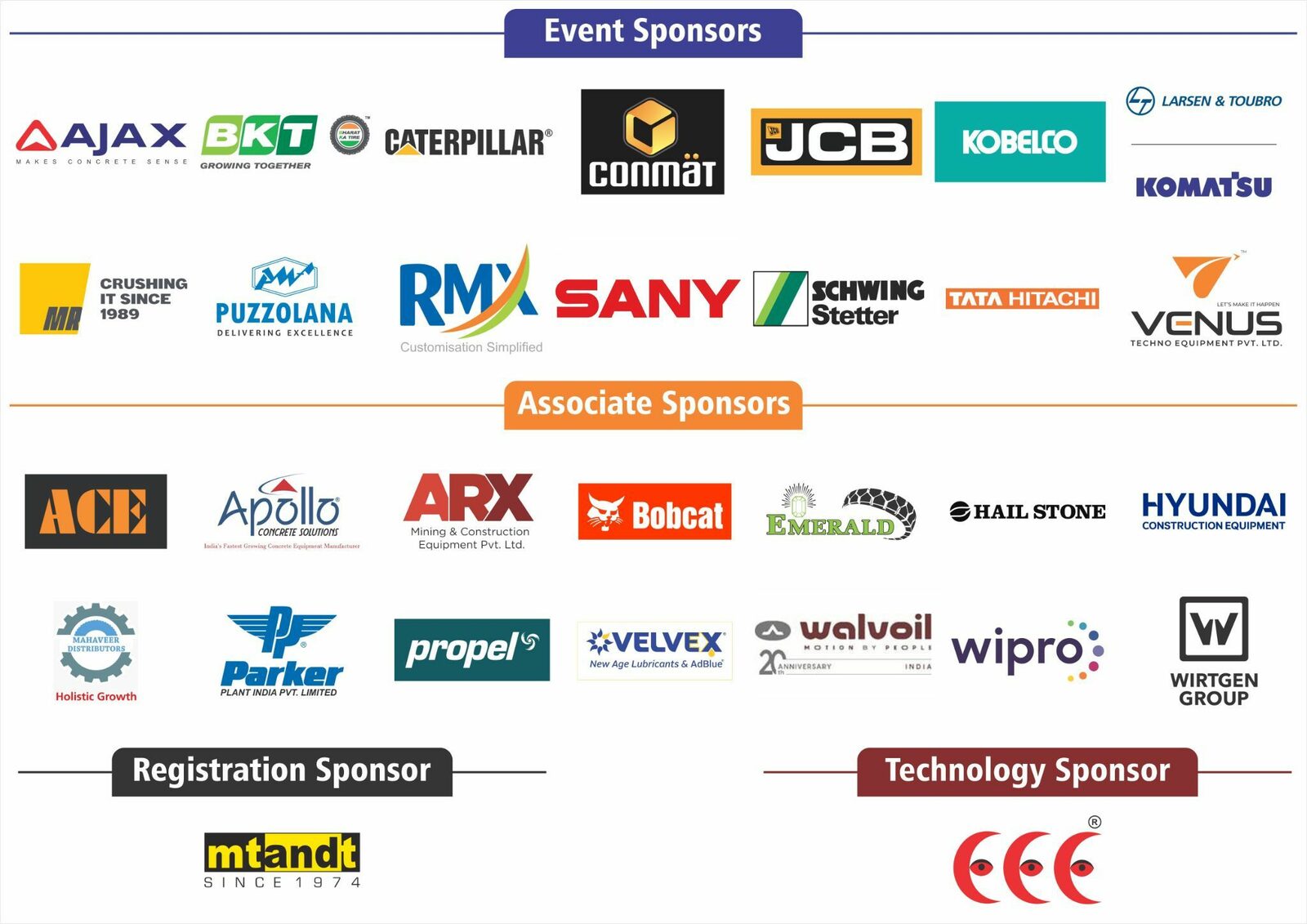 EXCON 2025 sponsors
