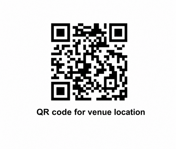 QR code for the BIEC venue location